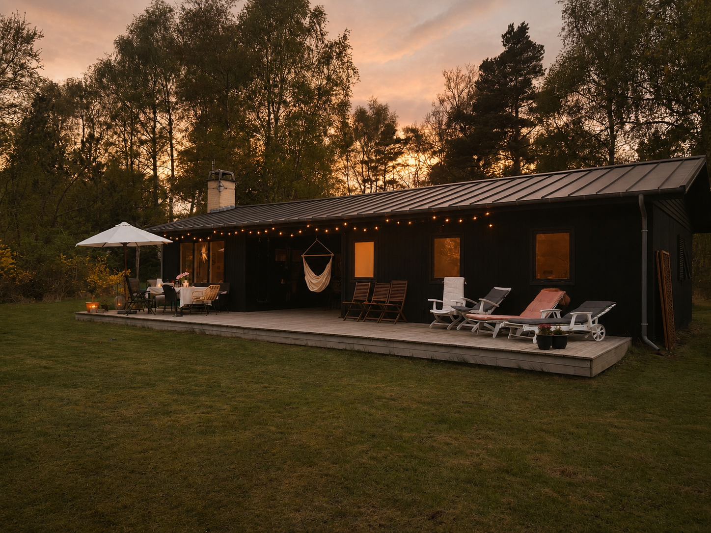 Udendørs aften